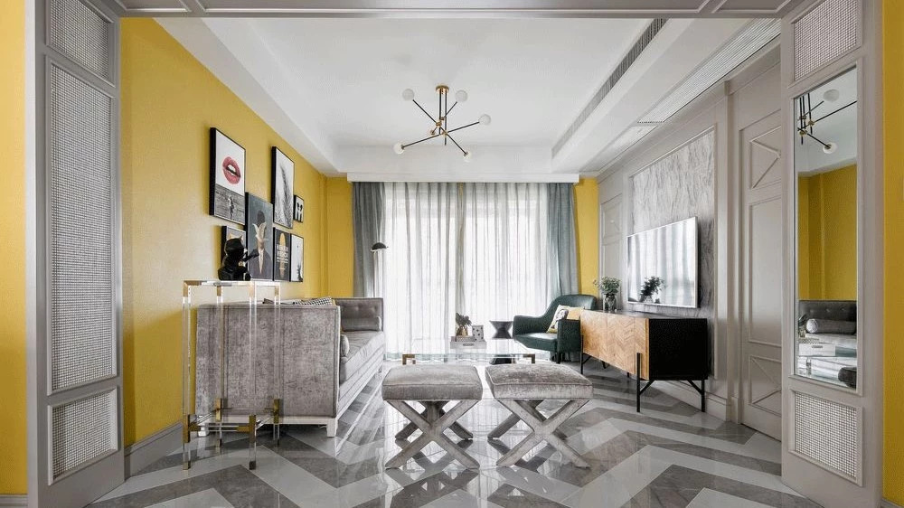 玄關(guān)是家的門面，原來(lái)地磚也可以鋪的這么美~