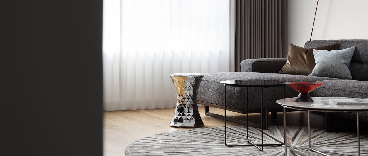 平層住宅 | 黑白緘默，優(yōu)雅的氣質(zhì)空間